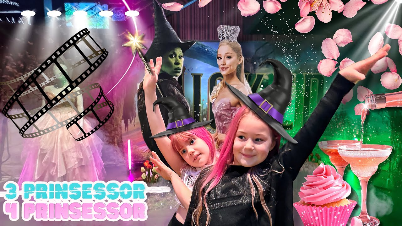 Galapremiär Wicked💫🥂🧁👸🏼🧙🏼‍♀️ -3prinsessor VLOGG🎀