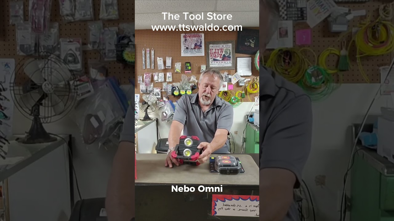 Nebo Omni 2K/3K rechargeable magnetic work lightsAvailable at The Tool Store and www.ttswaldo.com