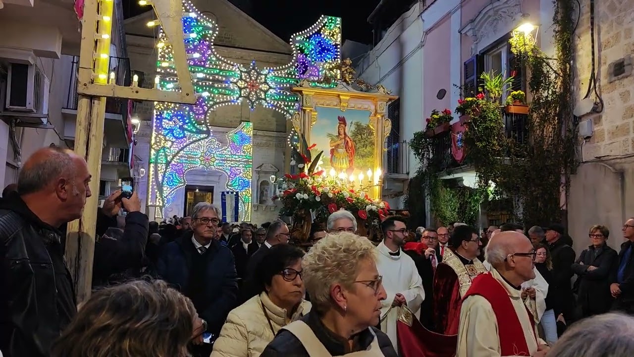 Processione del quadro - Festa di San Trifone 09/11/2024 - Adelfia - Banda di Montemarciano