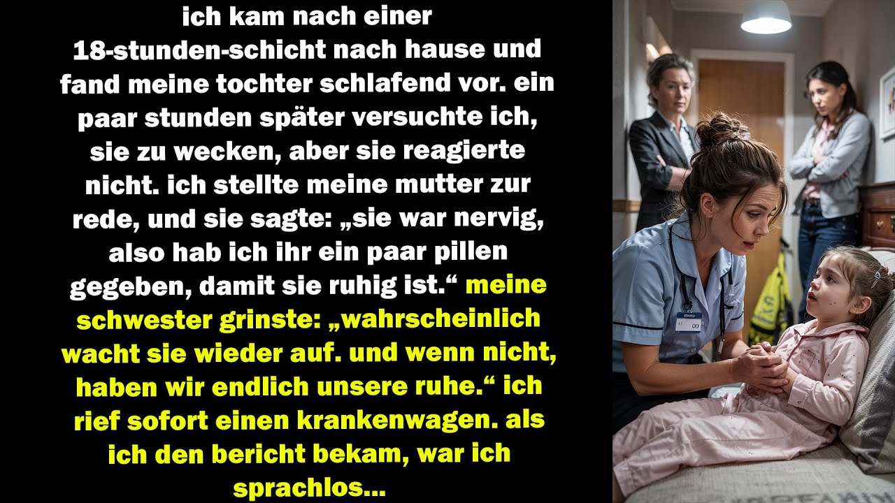 meine mutter gab meiner tochter pillen, damit sie ruhig ist  der krankenhausbericht schockierte mich