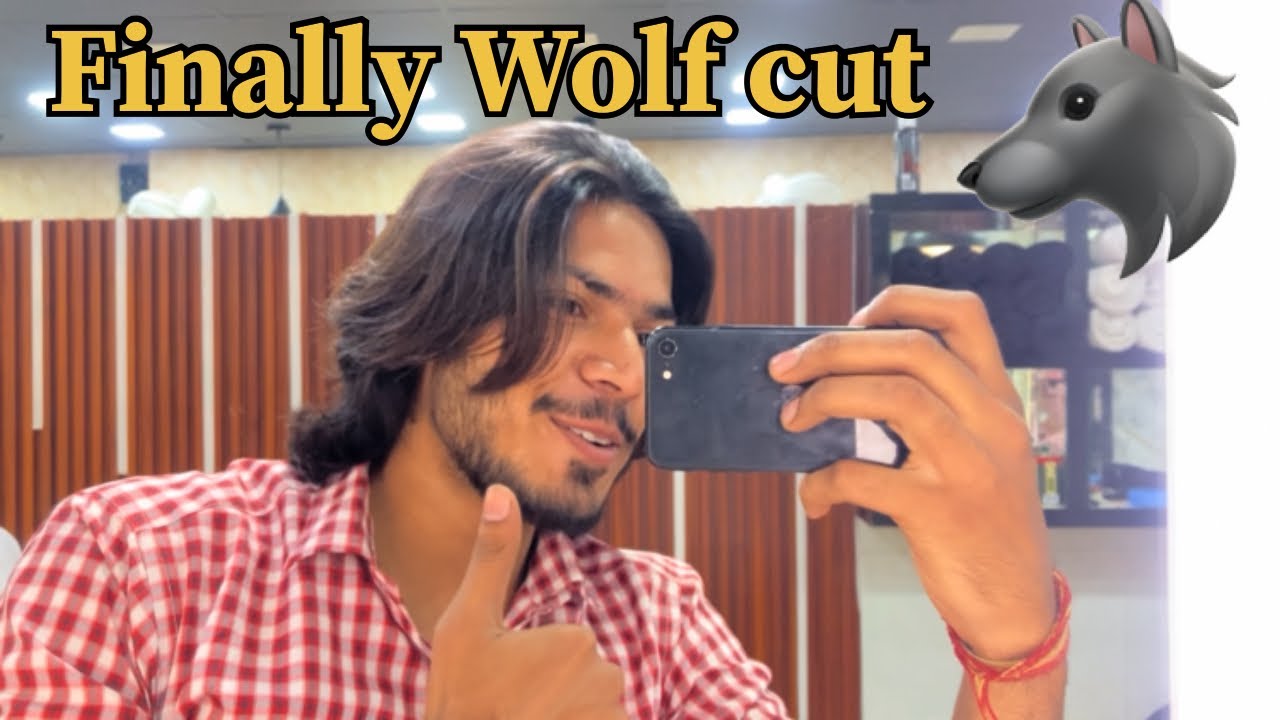 🐺 “Got the Trending WOLF CUT 💇‍♂️🔥 | Full Transformation Vlog