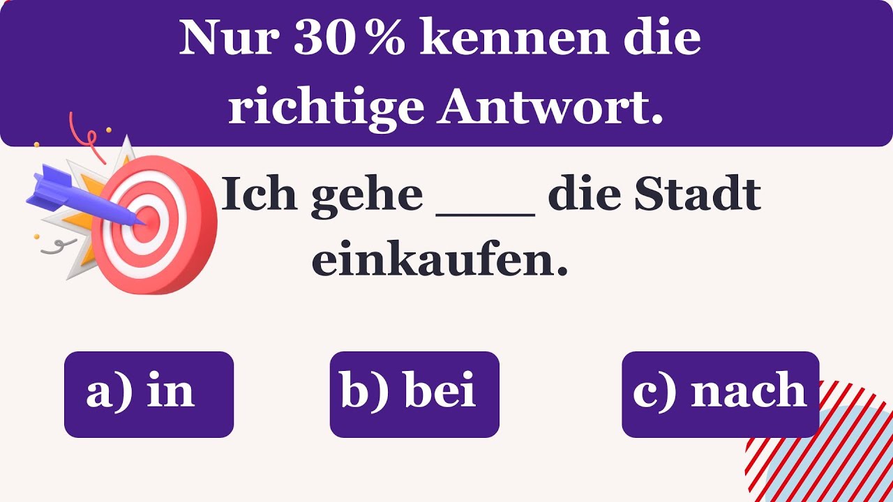 Präpositionen im Deutschen: häufige Fehler und richtige Lösungen