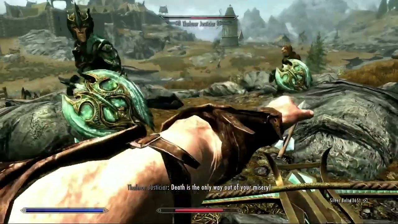 Skyrim CrossBOw is the Perfect Melee Weapon