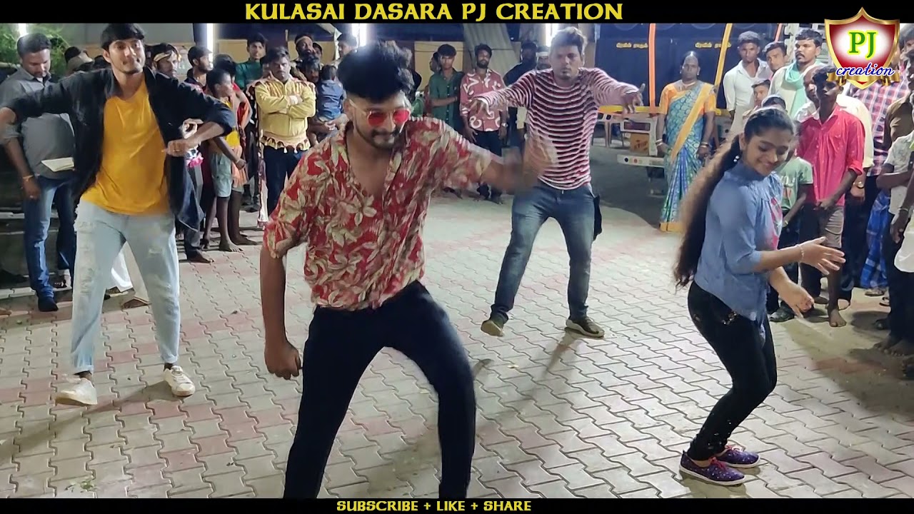 Kulasai Dhasara Disco Dance Perumal Puram Udhayam Ilaignar Ani Vijay tv Actress 2K21