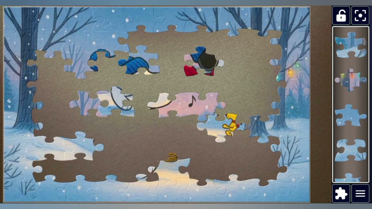 Lantern-Lit Winter Melody by Snoopy 🎵🎶🕯️❄️🎉🧩//@jigsawart4512 
