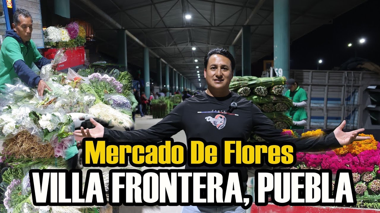 MERCADO DE FLORES VILLA FRONTERA, PUEBLA EL MAS GRANDE / CAPSULA AIDAN