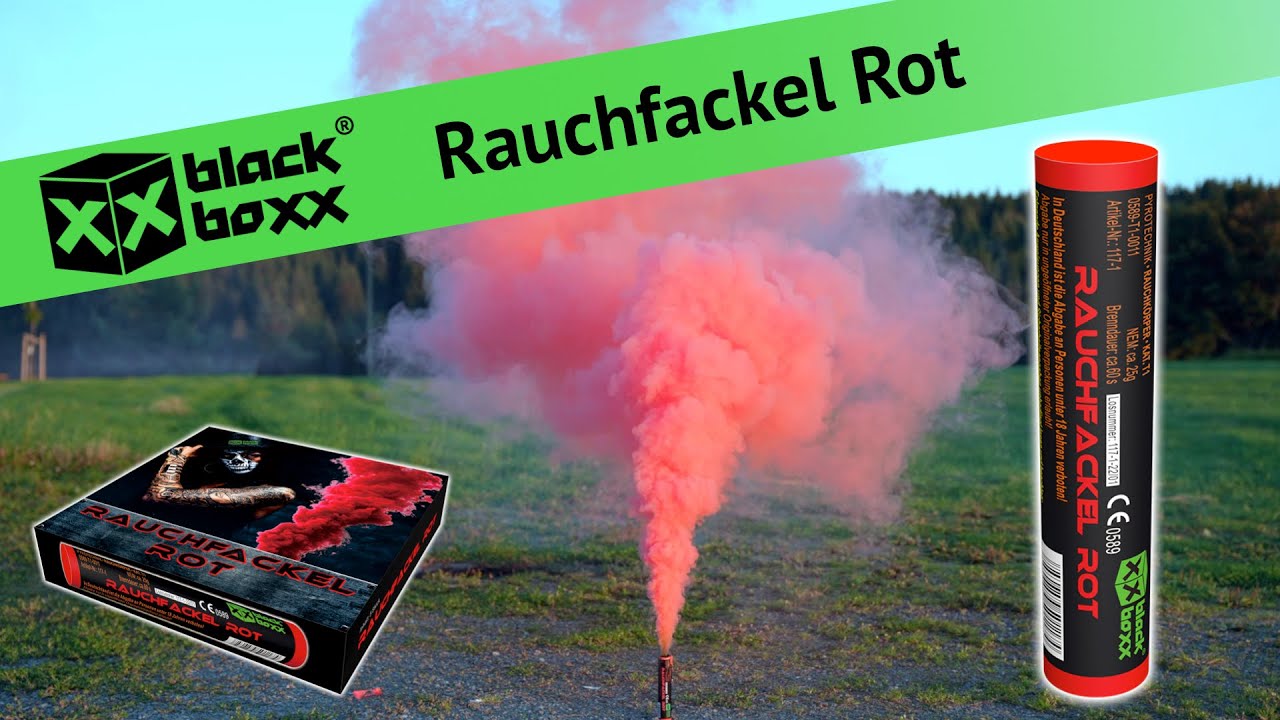 Blackboxx - Rauchfackel Rot