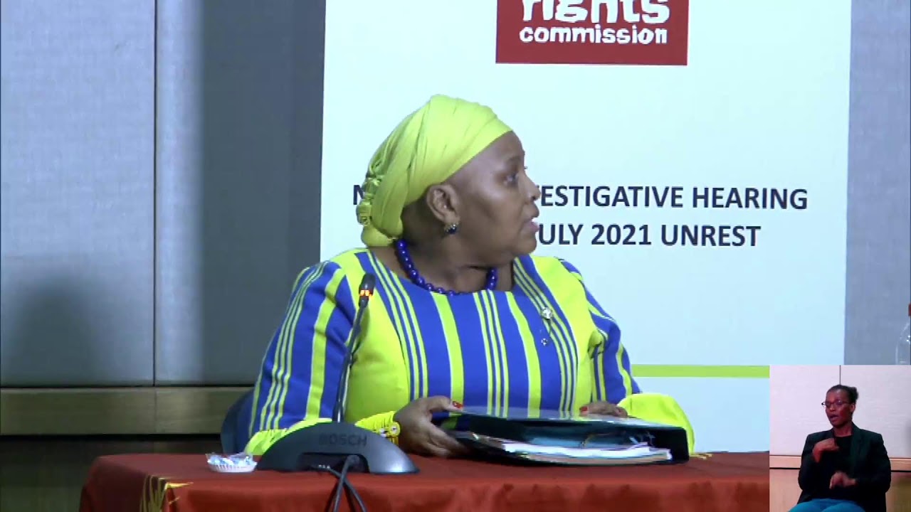 NATIONAL INVESTIGATIVE HEARING INTO THE JULY UNREST - DAY 6