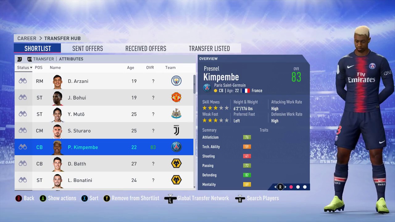 FIFA 19 AMAZING NEW FACES ADDED Update  November - Kimpembe, Joao Moutinho Fulham Wolverhampton