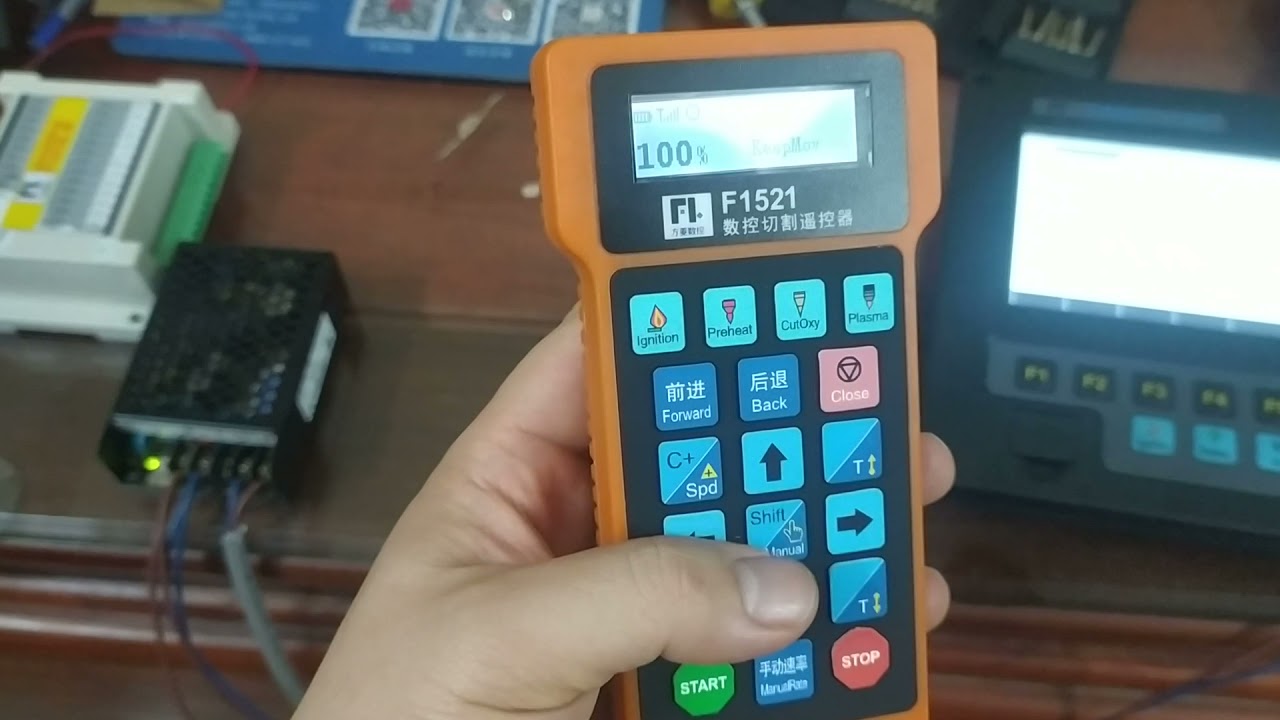 tay cầm điều khiển từ xa F1521 cho máy plasma CNC