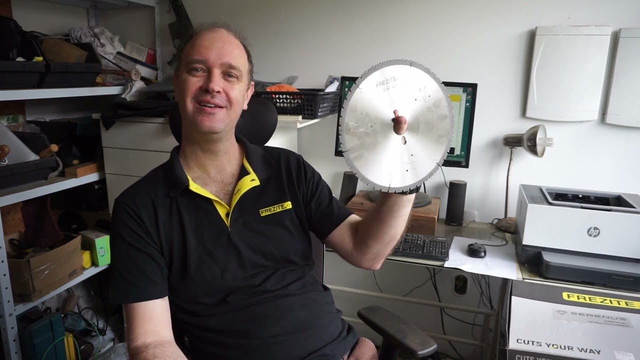 Disco de Serra para MDF que n&atilde;o faz barulho, parece m&aacute;gina, Frezite Serenus com dentes de diamante!