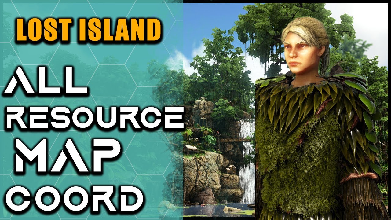ARK: LOST ISLAND RESOURCE MAP GUIDE