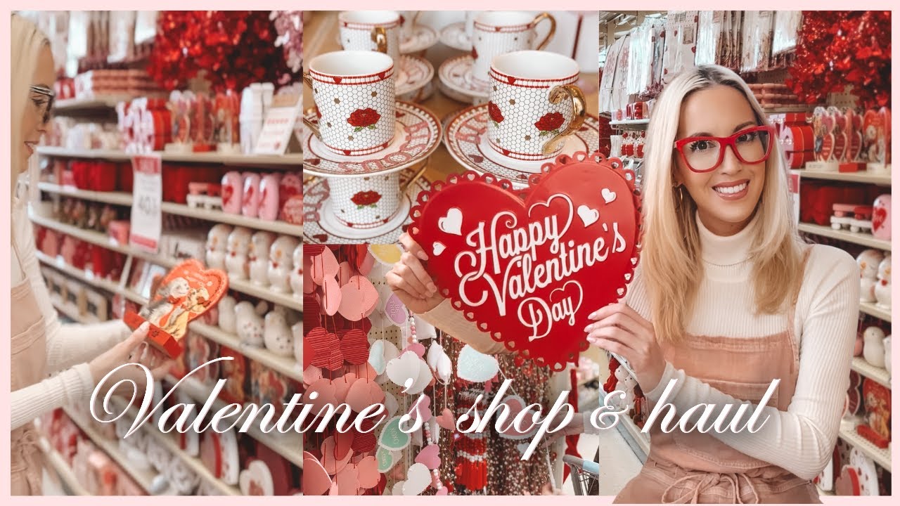Valentine's Day Shopping & Decor Haul | Hobby Lobby, Home Goods, Anthropologie, Target, & More ❤️
