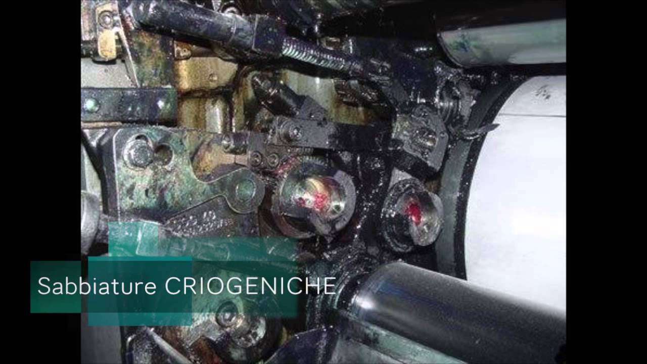 Sabbiature Criogeniche ghiaccio secco