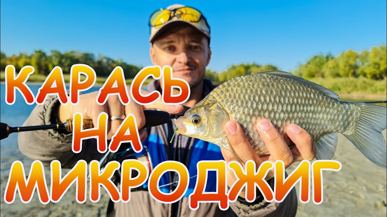 КАРАСЬ на МИКРОДЖИГ!!! Карась жрал пассивные приманки, СУПЕР рыбалка!!!