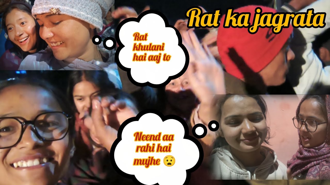 Rat bhar kiya mata ka jagrata ✨ kiye bahut mazee 🫰🏻😊#phadilifestyle #vlog || garhwali Nouniii ||