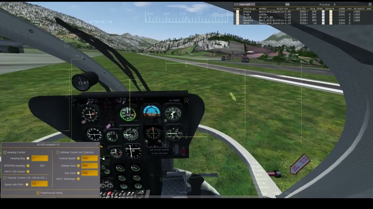 FlightNight July 19th - Alpine Chopper Tour Thru Valleys at Low Level - The Movie!