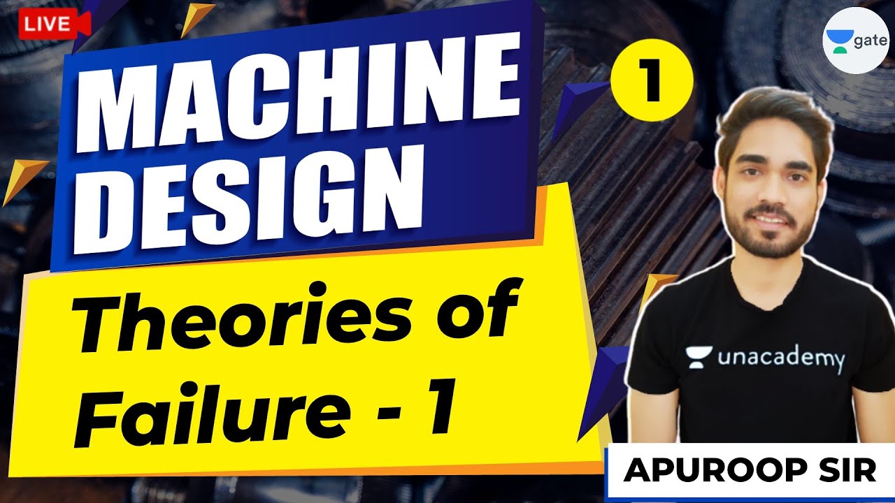 Theories of Failure - 1 | Machine Design | Lec 1 | GATE ME 2021 Crash Course