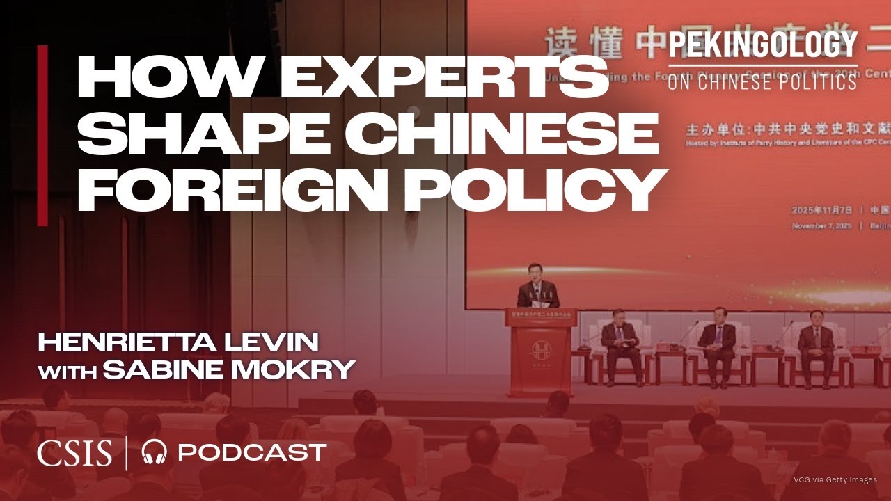 How Experts Shape Chinese Foreign Policy