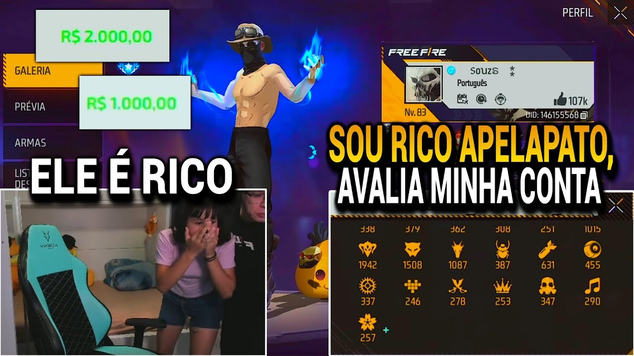 ATÉ A IRMÃ DO APELAPATO FICOU ASSUSTADA AO VER QUE ESSE CARA MANDOU R$ 3.000,00 PARA AVALIAR A CONTA