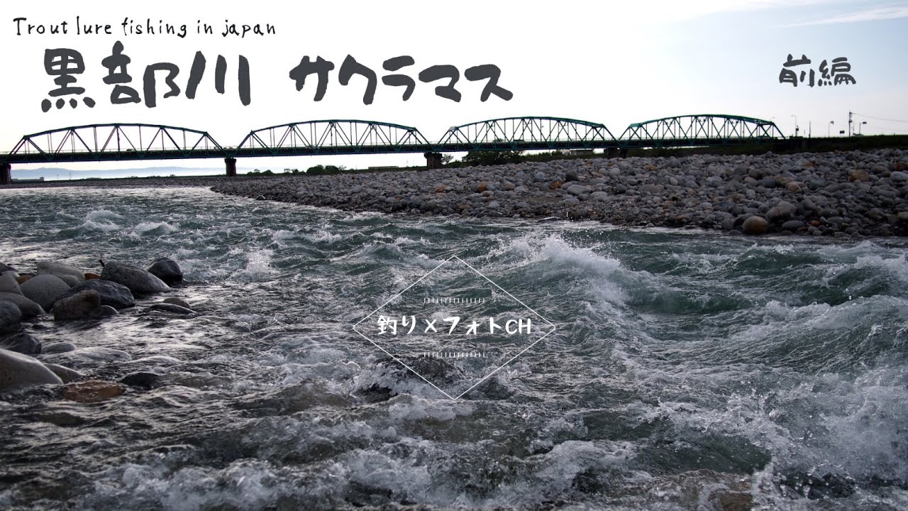 黒部川サクラマス 車中泊の釣り旅 前編【本流ルアー】【Trout lure fishing in Japanese river】【stay in a vehicle】