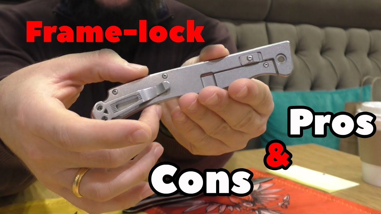 Frame-lock knives: pros and cons. New Hanks