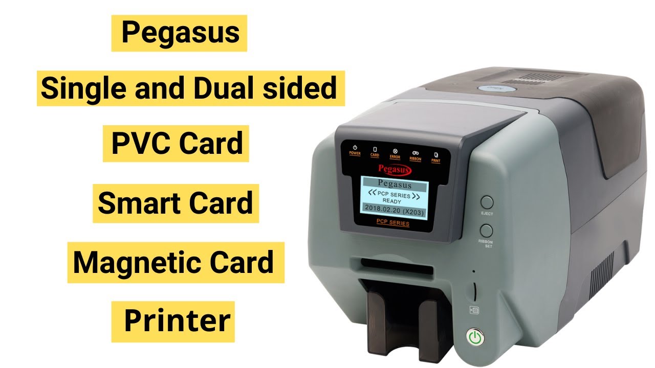 Pegasus ID Card Printer | Double Sided Single Sided | Pegasus PCP Series