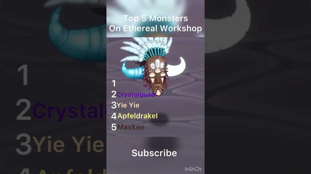 Ranking Top 5 Fan Made on My Singing Monsters Ethereal Workshop