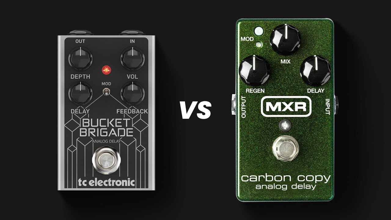 KING OF ANALOG DELAYS: MXR Carbon Copy vs TC Electronic Bucket Brigade Analog Delay Pedal Comparison