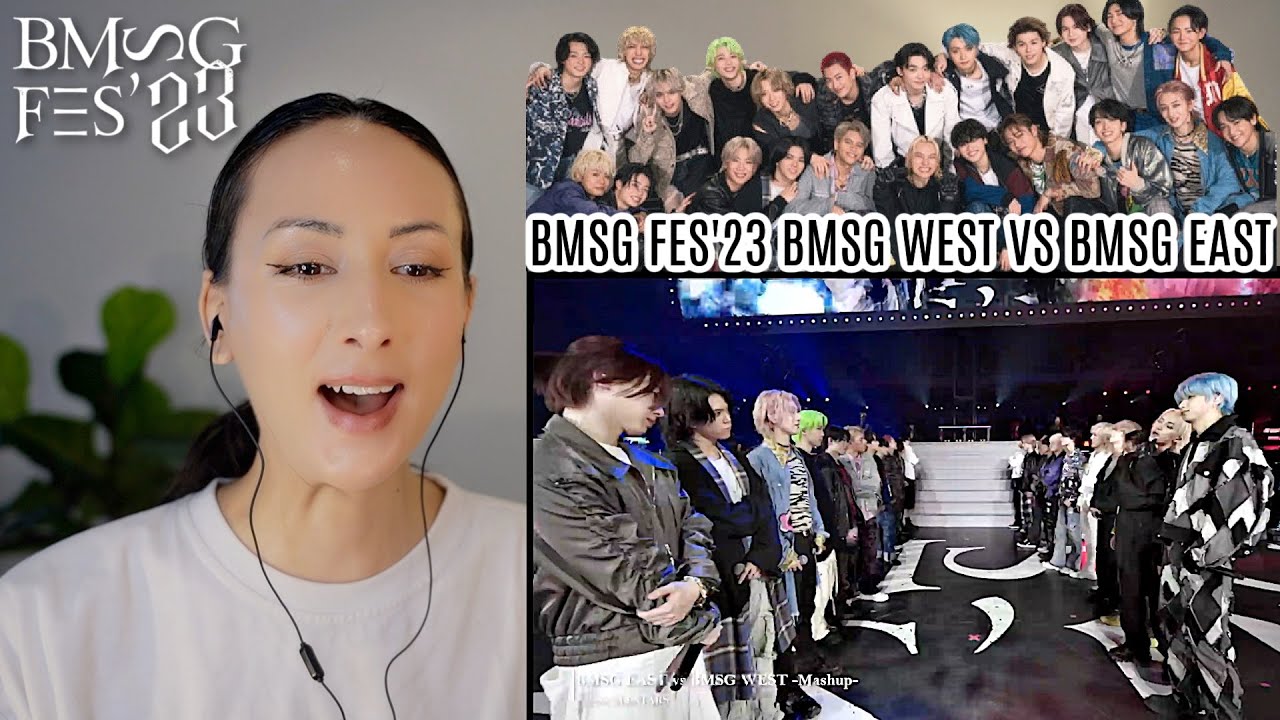 BMSG FES’23 / BMSG EAST vs BMSG WEST - Mashup - REACTION | (ENG/JPN SUB)