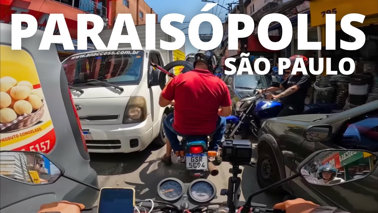 Entrei de moto em uma das MAIORES COMUNIDADES do BRASIL | USHUAIA DE CG 125 - EP93