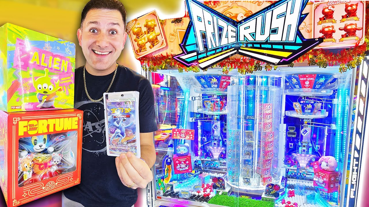 I Spent $100 Playing My Favorite PRIZE RUSH Game!