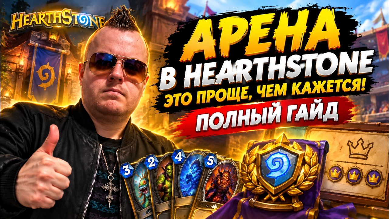 🏆 АРЕНА В HEARTHSTONE - ЭТО ПРОЩЕ, ЧЕМ КАЖЕТСЯ! ПОЛНЫЙ ГАЙД