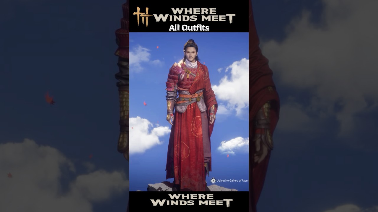 All Outfits Male | Where Winds Meet