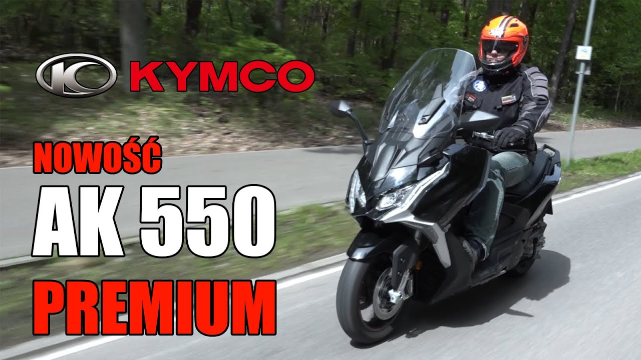 Mariusz Burgi na tropie mocy - Nowy KYMCO AK 550 Premium