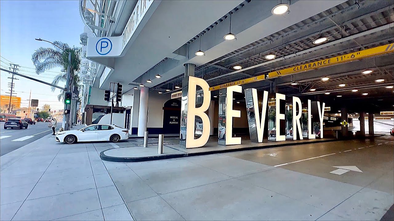 Beverly Center Shopping mall Walk outside arounds walk by side @ Los Angeles Beverly Hills USA 🇺🇸