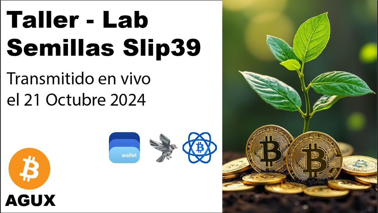 Taller-Lab #bitcoin  Semillas Slip39. Concepto. Generación. Restauración Electrum-Sparrow-BlueWallet