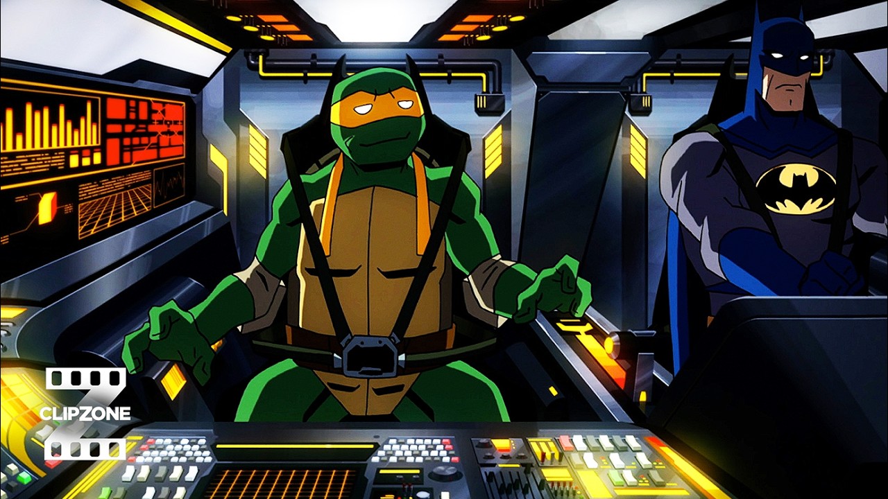 Batman Vs. Teenage Mutant Ninja Turtles | Charge At the Power Plant | ClipZone: Heroes & Villains