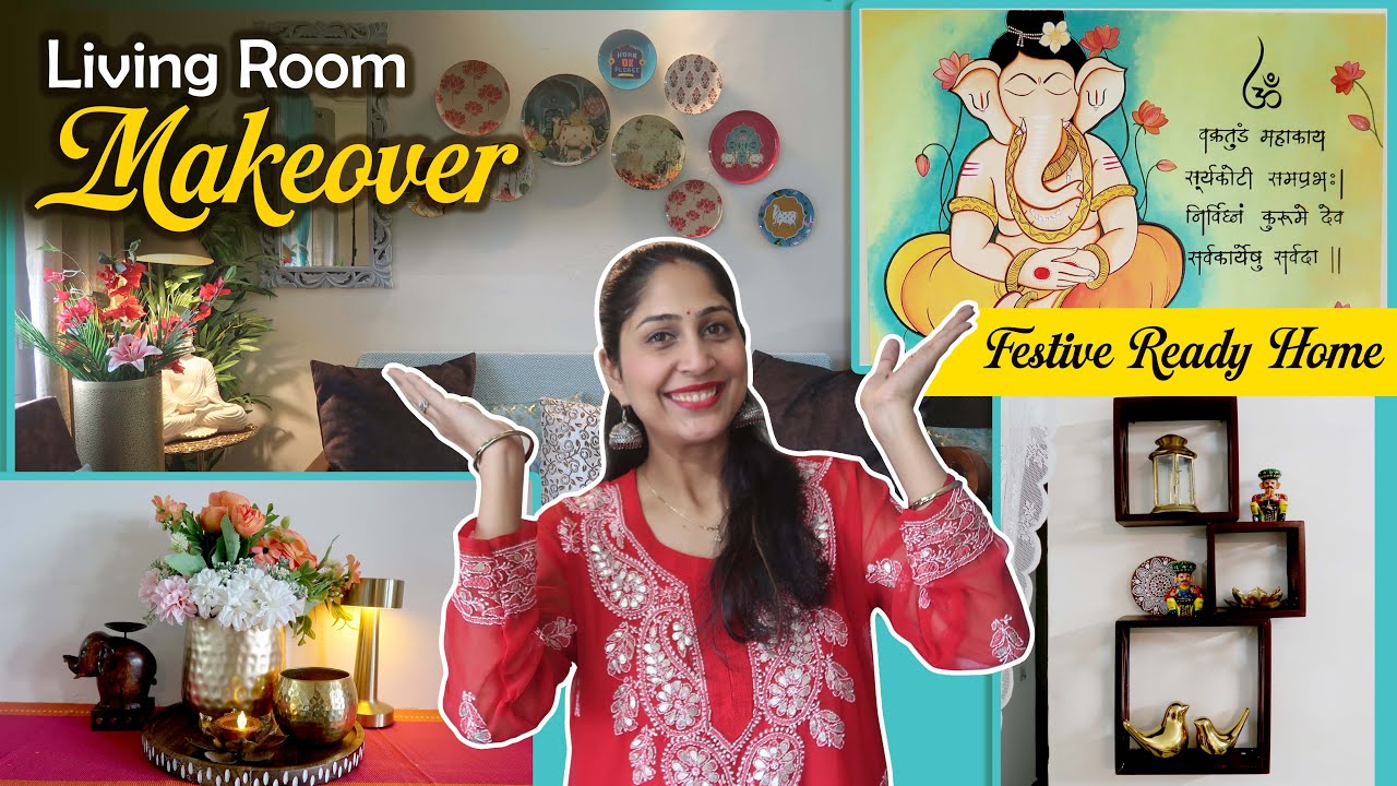 Toddler Friendly Festive  Makeover | Living Room Decor