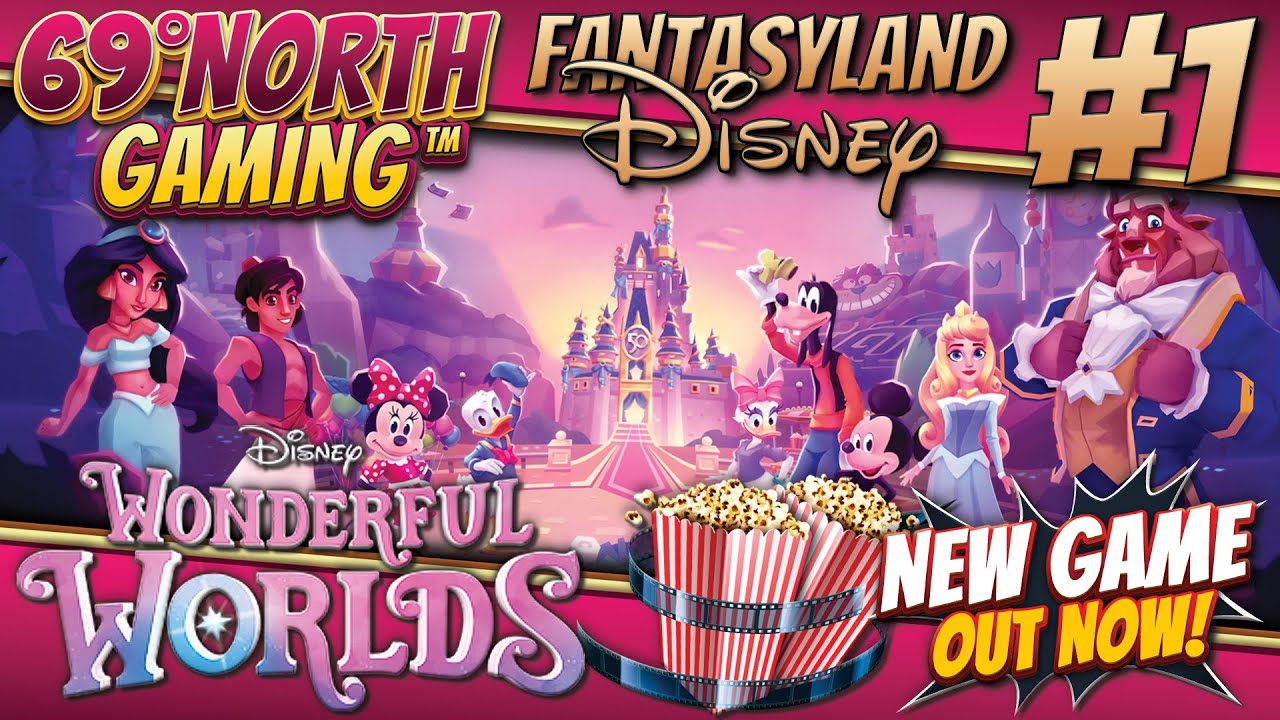 DISNEY WONDERFUL WORLDS #1 - FANTASYLAND - MINNIE, ALICE, BELLE, DONALD, CINDERELLA, BEAST & MORE!