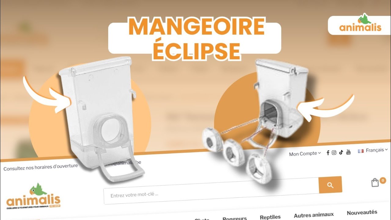 Mangeoire éclipse 2GR - Animalis