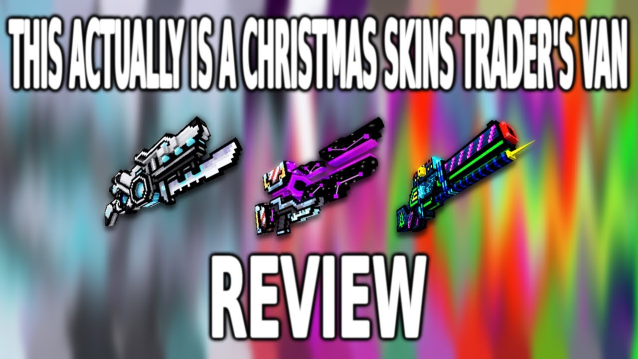 Another Christmas Skins Trader's Van Review - Deadly Tail and Fair Sheriff (Pixel Gun 3D)
