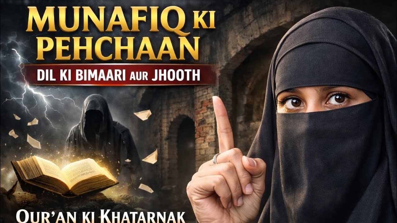 Munafiq Ki Pehchaan | Dil Ki Bimaari Aur Jhooth | Qur’an Warning – Surah Baqarah 9–10