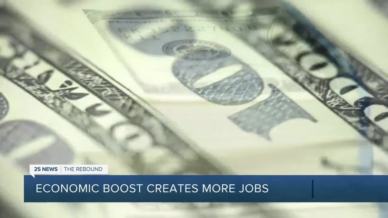 Economic Boost Creates More Jobs