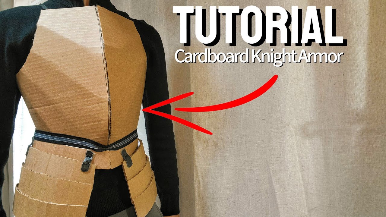 How to Make Historically Realistic Cardboard Knight Chestplate Armor