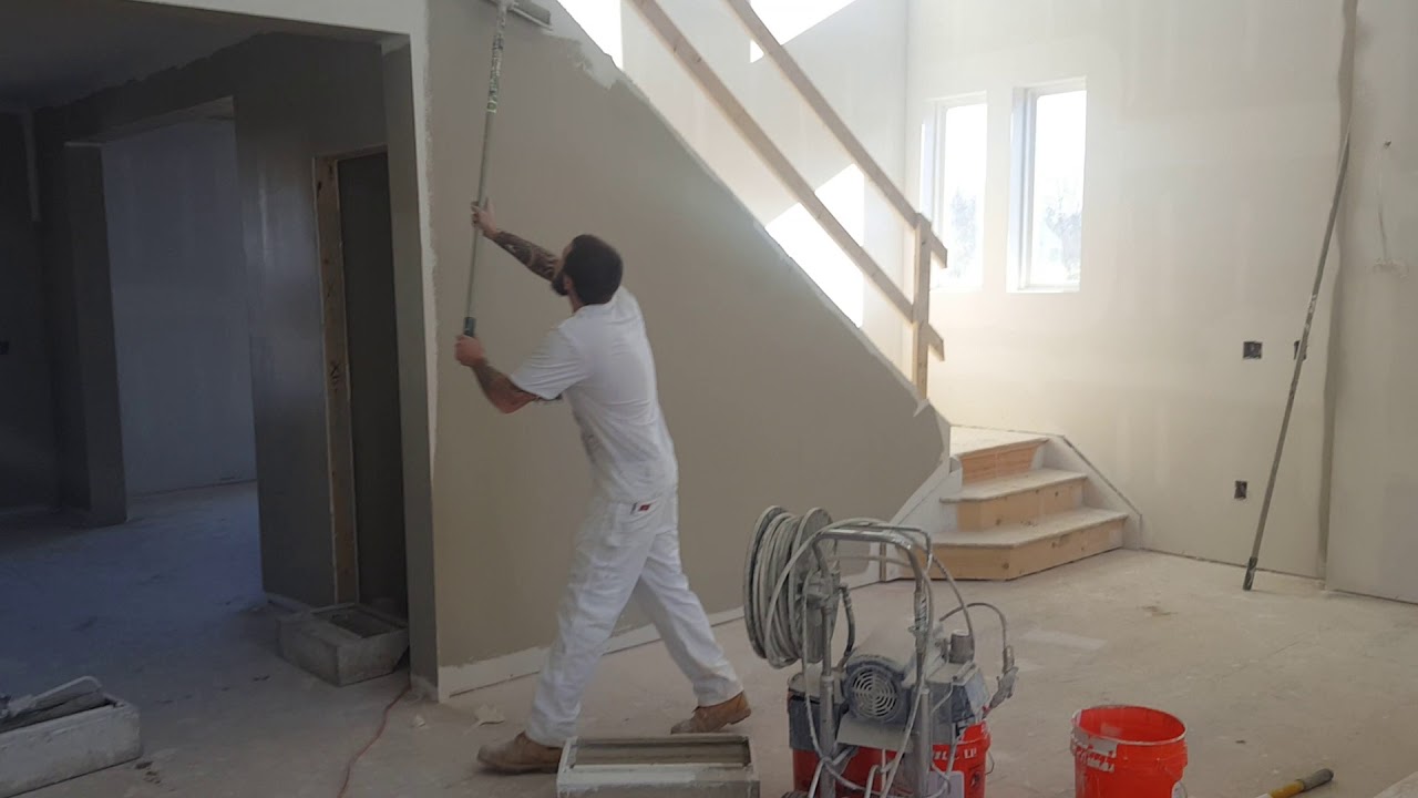 Painting 1st coat new construction