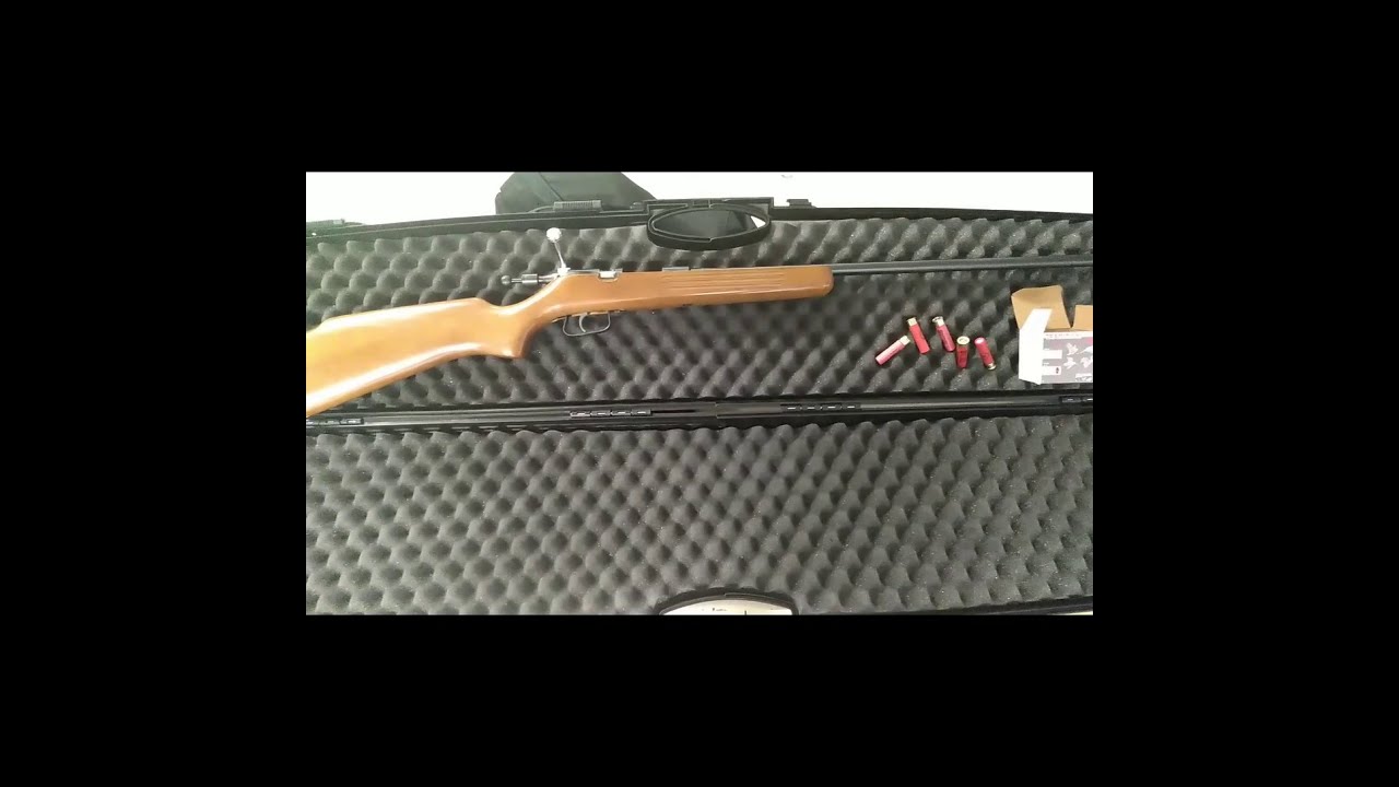 Carabine 12mm calibre 36 pr&eacute;sentation/test/r&eacute;sultats