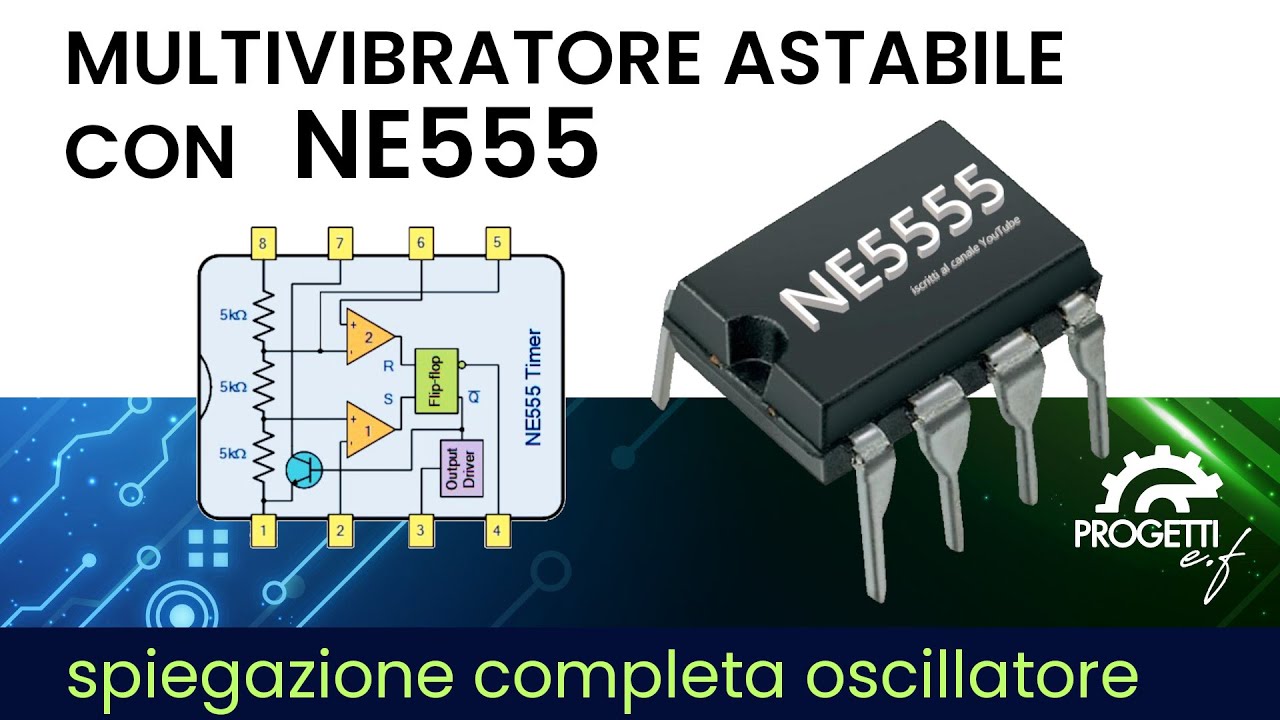 NE555 Multivibratore Astabile