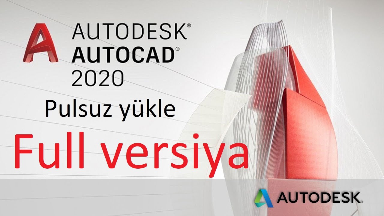 Autocad full versiya. Pulsuz yüklə. 2017-2018-2019-2020. (Azərbaycan dilində) səsli anlatma.