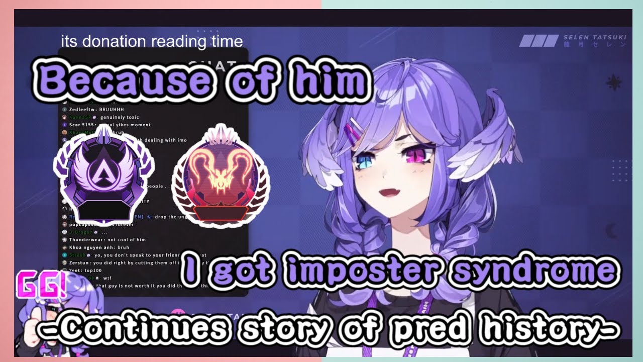 10 minutes of Selen having imposter syndrome due to a rude person【Selen Tatsuki | NijisanjiEN】